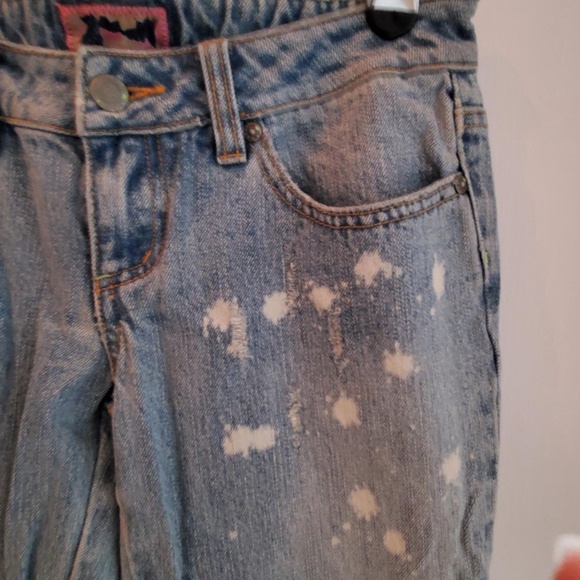 Fox Distressed Flared Jeans - Picture 2 of 5